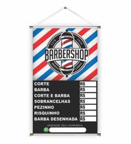 Banner pronto Barbeiro REF 027 medida 45x70 cm (arte Pronta)