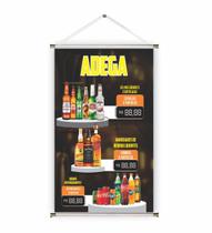 Banner pronto Bebidas/Adega BA 049 medida 45x70 cm arte pronta Banner pronto Bebidas/Adega BA 049 medida 45x70 cm arte pronta