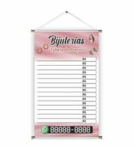 Banner pronto Bijuteria BA 051 medida 45x70 cm arte pronta Banner pronto Bijuteria BA 051 medida 45x70 cm arte pronta