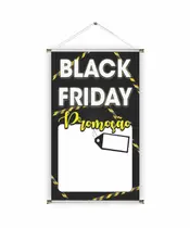 Banner pronto Black Friday BA 227 medida 45x70 cm arte pronta