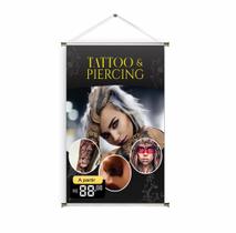 Banner pronto Body Piercing BA 053 medida 45x70 cm arte pronta