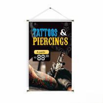 Banner pronto Body Piercing BA 054 medida 45x70 cm arte pronta