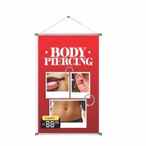 Banner pronto Body Piercing BA 055 medida 45x70 cm arte pronta Banner pronto Body Piercing BA 055 medida 45x70 cm arte pronta
