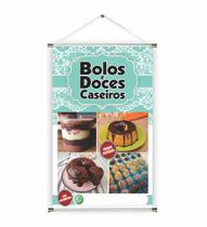 Banner pronto Bolo e Doce BA 132 medida 45x70 cm arte pronta