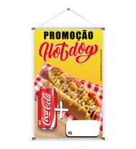 Banner pronto Cachorro Quente BA 216 medida 45x70 cm arte pronta