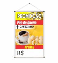 Banner pronto Café da Manhã - Pão de Queijo BA 070 medida 45x70 cm arte pronta Banner pronto Café da Manhã - Pão de Queijo BA 070 medida 45x70 cm arte pronta