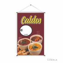 Banner pronto Caldos BA 316 medida 45x70 cm arte pronta