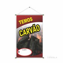 Banner pronto Carvão BA 080 medida 45x70 cm arte pronta