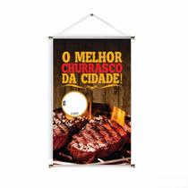 Banner pronto Churrasco BA 015 medida 45x70 cm arte pronta Banner pronto Churrasco BA 015 medida 45x70 cm arte pronta