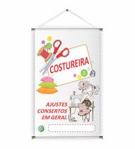 Banner pronto Costureira BA 119 medida 45x70 cm arte pronta Banner pronto Costureira BA 119 medida 45x70 cm arte pronta