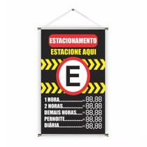 Banner pronto Estacionamento BA 195 medida 45x70 cm arte pronta Banner pronto Estacionamento BA 195 medida 45x70 cm arte pronta