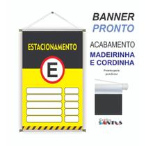 Banner pronto Estacionamento BA 196 medida 45x70 cm arte pronta