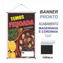 Banner pronto Feijoada BA 325 medida 45x70 cm arte pronta Banner pronto Feijoada BA 325 medida 45x70 cm arte pronta