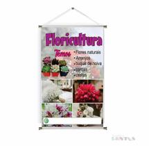 Banner pronto Floricultura BA 210 medida 45x70 cm arte pronta Banner pronto Floricultura BA 210 medida 45x70 cm arte pronta
