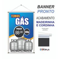 Banner pronto Gás BA 466 medida 45x70 cm arte pronta Banner pronto Gás BA 466 medida 45x70 cm arte pronta