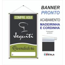 Banner pronto Jequiti BA 361 medida 45x70 cm arte pronta