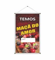 Banner pronto Maça do Amor BA 099 medida 45x70 cm arte pronta Banner pronto Maça do Amor BA 099 medida 45x70 cm arte pronta