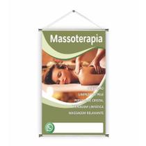 Banner pronto Massoterapia BA 204 medida 45x70 cm arte pronta Banner pronto Massoterapia BA 204 medida 45x70 cm arte pronta