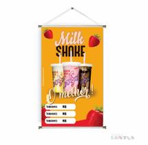 Banner pronto Milk Shake BA 414 medida 45x70 cm arte Pronta Banner pronto Milk Shake BA 414 medida 45x70 cm arte Pronta