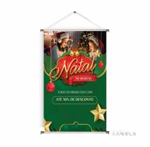 Banner pronto Natal BA 628 medida 45x70 cm arte Pronta Banner pronto Natal BA 628 medida 45x70 cm arte Pronta