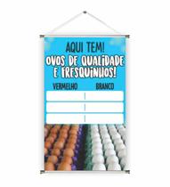 Banner pronto Ovo Misto BA 240 medida 45x70 cm arte pronta Banner pronto Ovo Misto BA 240 medida 45x70 cm arte pronta
