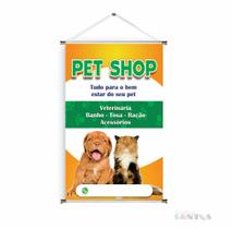 Banner pronto Pet Shop BA 273 medida 45x70 cm arte pronta Banner pronto Pet Shop BA 273 medida 45x70 cm arte pronta