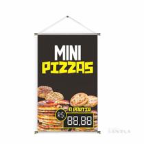 Banner pronto Pizza Mini BA 281 medida 45x70 cm arte pronta