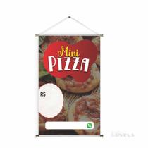 Banner pronto Pizza Mini BA 282 medida 45x70 cm arte pronta