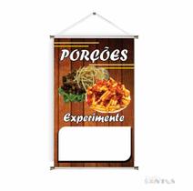 Banner pronto Porções BA 297 medida 45x70 cm arte pronta Banner pronto Porções BA 297 medida 45x70 cm arte pronta