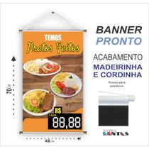 Banner pronto Prato Feito BA 337 medida 45x70 cm arte pronta Banner pronto Prato Feito BA 337 medida 45x70 cm arte pronta