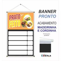 Banner pronto Prato Feito BA 338 medida 45x70 cm arte pronta