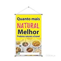 Banner pronto Produtos Naturais BA 305 medida 45x70 cm arte pronta Banner pronto Produtos Naturais BA 305 medida 45x70 cm arte pronta