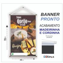 Banner pronto Queijo BA 307 medida 45x70 cm arte pronta Banner pronto Queijo BA 307 medida 45x70 cm arte pronta
