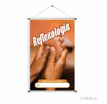 Banner pronto Reflexologia BA 601 medida 45x70 cm arte Pronta