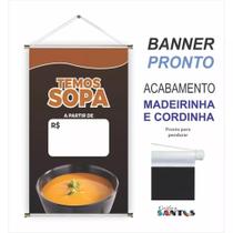 Banner pronto Sopa BA 345 medida 45x70 cm arte pronta