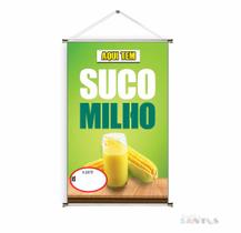 Banner pronto Suco de Milho BA 609 medida 45x70 cm arte Pronta Banner pronto Suco de Milho BA 609 medida 45x70 cm arte Pronta