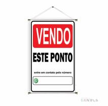 Banner pronto Vende-se Ponto BA 617 medida 45x70 cm arte Pronta Banner pronto Vende-se Ponto BA 617 medida 45x70 cm arte Pronta