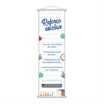 Banner Reforço Escolar Ensino Telefone Contato Lona 100x30cm Banner Reforço Escolar Ensino Telefone Contato Lona 100x30cm