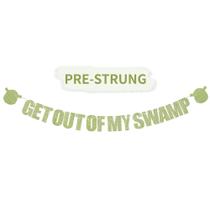 Banner RICHHHA com Glitter Get Out Of My Swamp” Pré-Montado