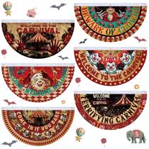 Banner Smooth Novelty Halloween Carnival 6 unidades 90 x 45 cm Banner Smooth Novelty Halloween Carnival 6 unidades 90 x 45 cm