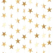 Banner Star Garland Decor Patelai Glitter de 40 m (10 x 4 m) de comprimento