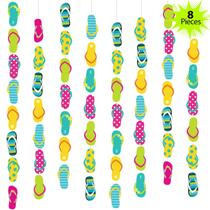 Banner suspenso Boao Flip Flop Decorations, festa havaiana de 16 m Banner suspenso Boao Flip Flop Decorations, festa havaiana de 16 m