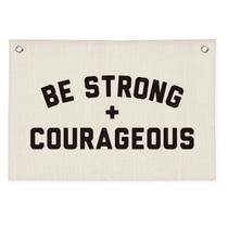 Banner suspenso Wheatwin Positive Affirmations 50x75cm de linho