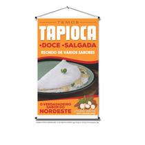 Banner Tapioca Doce E Salgada 40x60cm - new face! comunicação visual