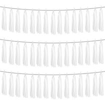 Banner Tassel Streamers Hysilla White Foil Fringe 9 m Banner Tassel Streamers Hysilla White Foil Fringe 9 m