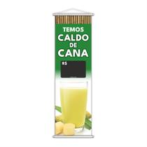 Banner Temos Caldo de Cana Bebida Preço Lona 100x30cm Banner Temos Caldo de Cana Bebida Preço Lona 100x30cm