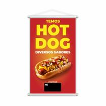 Banner Temos Hot Dog Diversos Sabores Lanche Grande