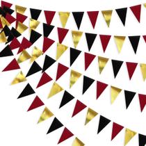 Banner triangular de papel suspenso para decorações de festa 9m - pinkblume Banner triangular de papel suspenso para decorações de festa 9m - pinkblume