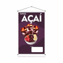 Banner Vende-se Açai 40x60cm Açai Na Tigela