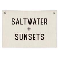 Banner Wheatwin Coastal Beach para pendurar na parede 51x76 cm de linho
